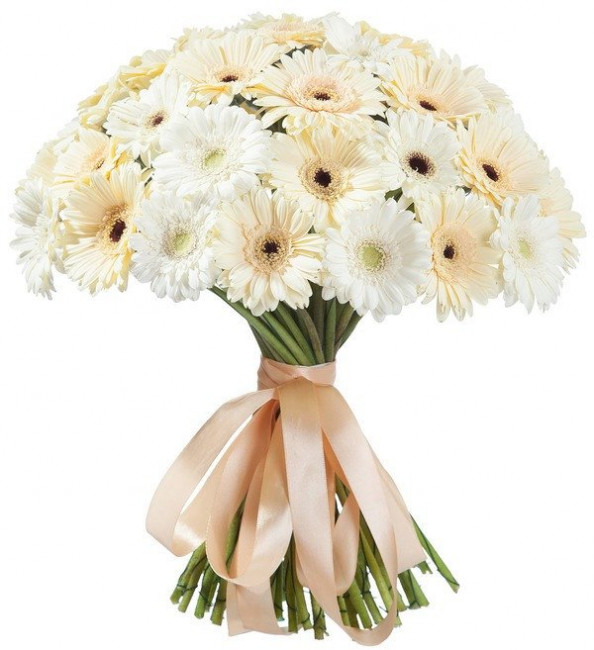 Букет цветов "Белоснежный восторг"